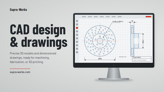 CAD Design and Technical Drawing Service: $1,500