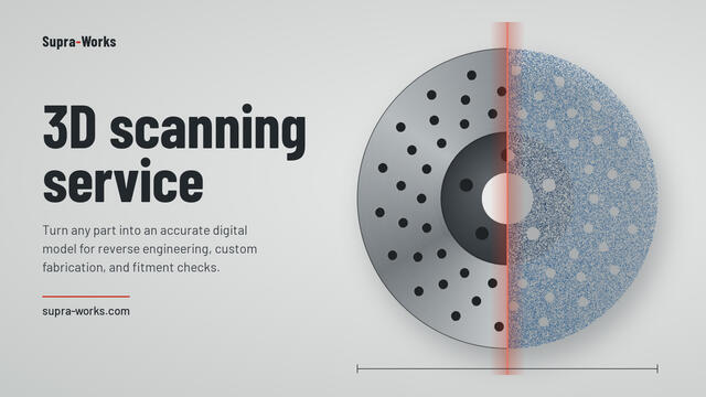 3D Scan Service $1,500