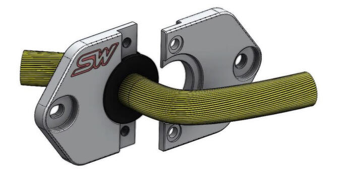 Firewall Wiring Harness Plate $250