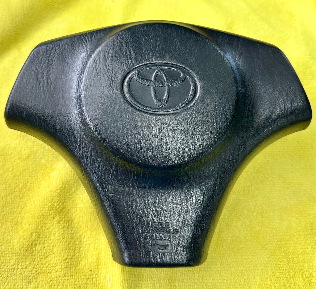 Genuine MK4 Toyota Supra 3-Spoke Steering Wheel Airbag — Inflator & Adapter Harness Included